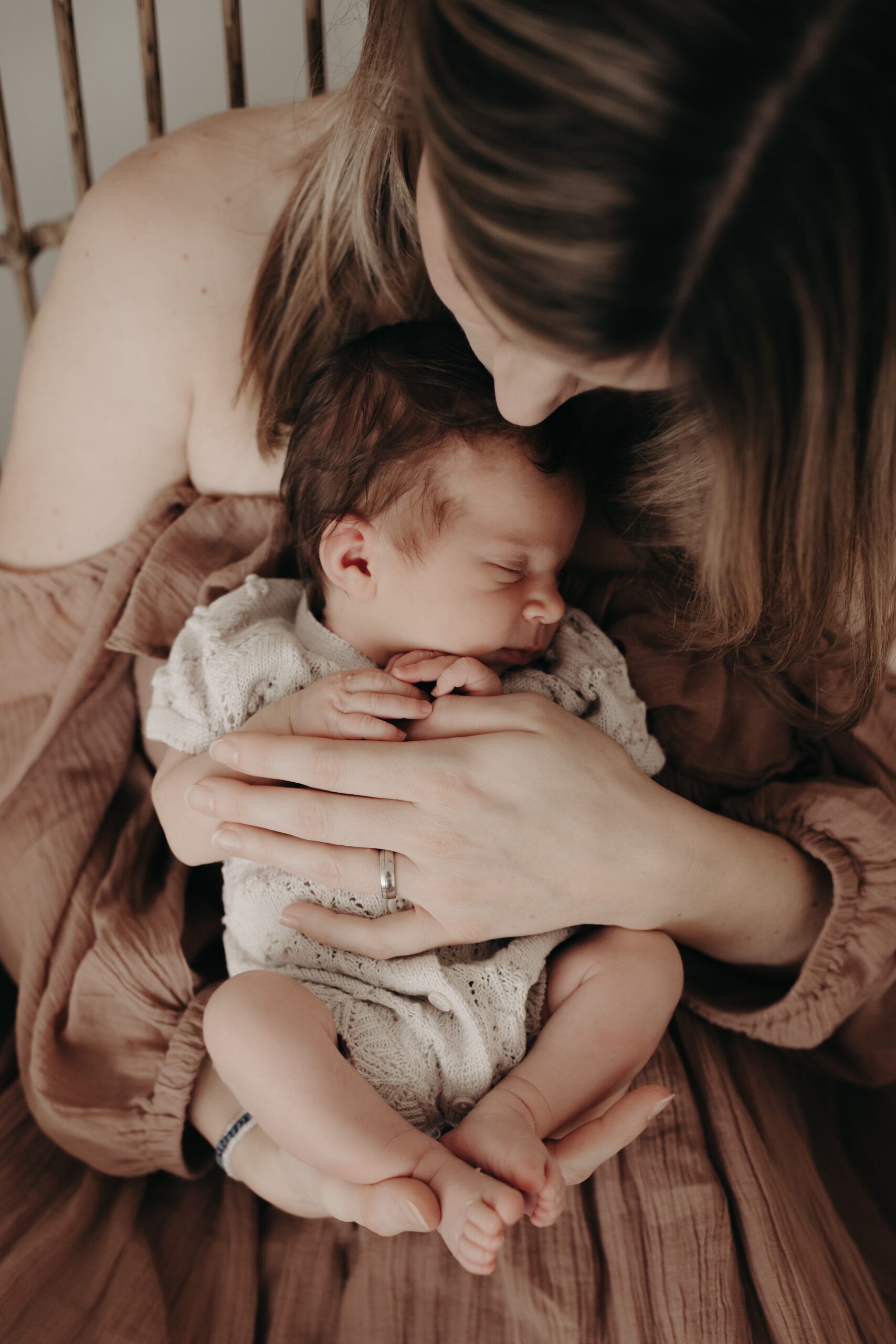 Newborn Mama und tochter
